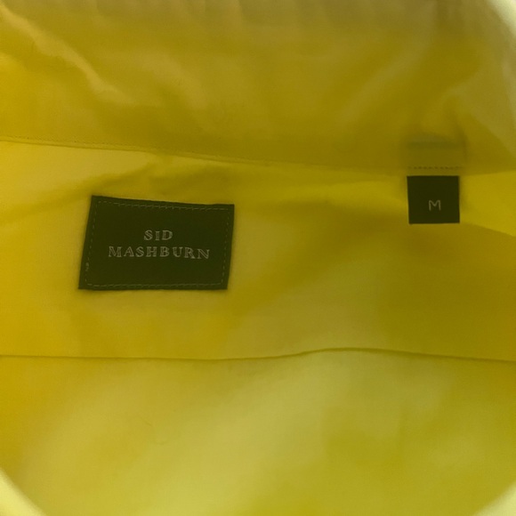 Sid Mashburn yellow long sleeve button down shirt. Medium - Picture 4 of 13